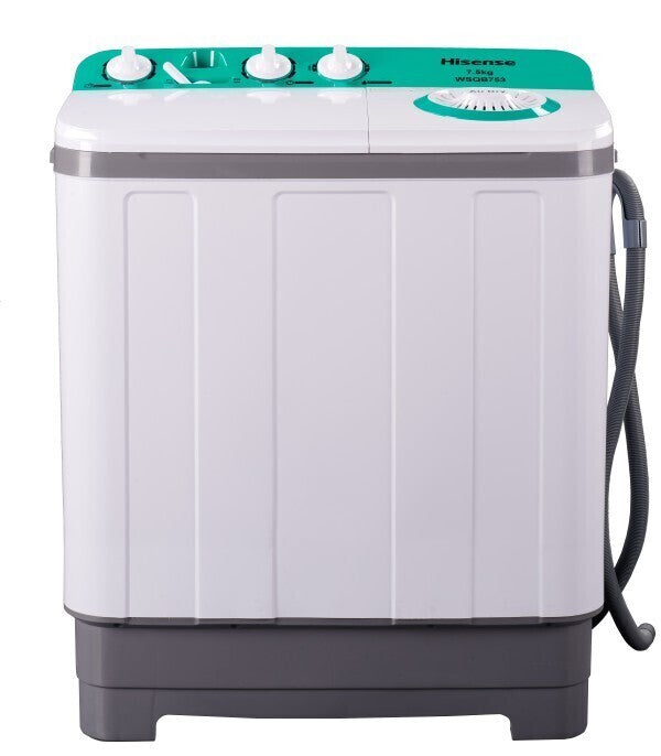 Hisense WMWSQB-753 7.5kg Top Load Twin Tub Washing Machine